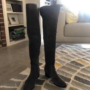 Via Spiga gray suede boots size 7.5